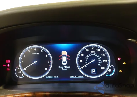 2014 Hyundai Equus Ultimate z USA, uszkodzony, nr VIN KMHGH4JH4EU088260